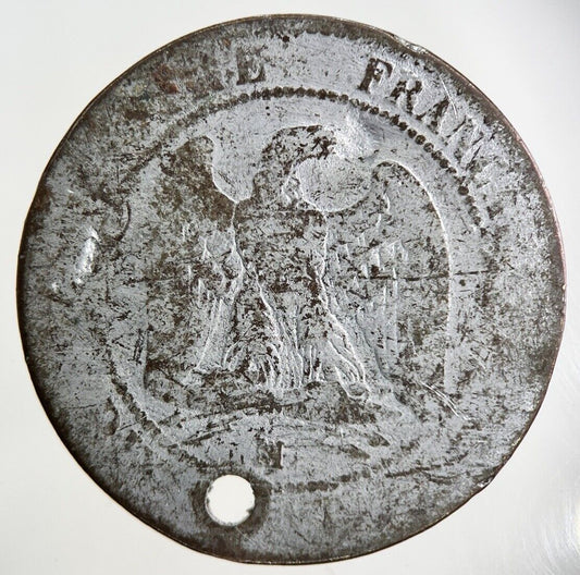 1855 France 10 Centimes Coin | Fair Grade