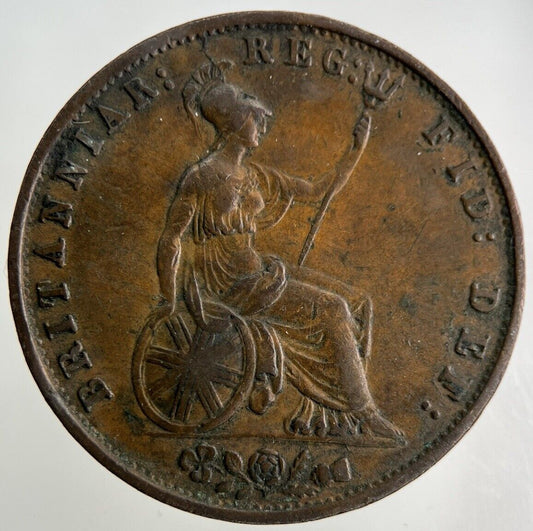 1854 Victoria Half-Penny Coin | Very High Grade