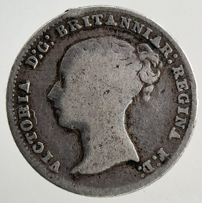 1854 Victoria Four-Pence Groat Silver Coin | Fine Collectable Grade