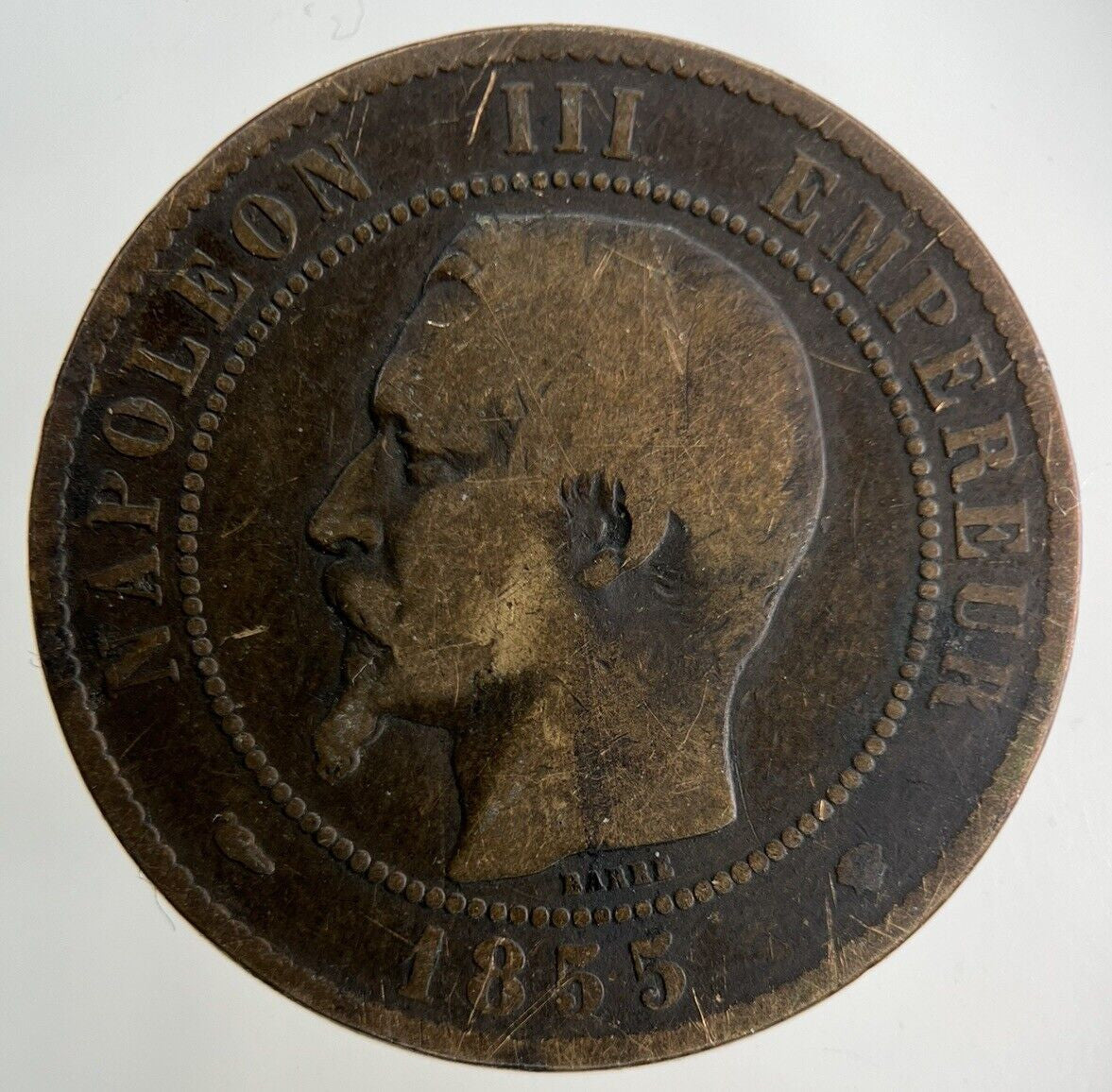 1855 France 10 Centimes Coin | Collectable Grade