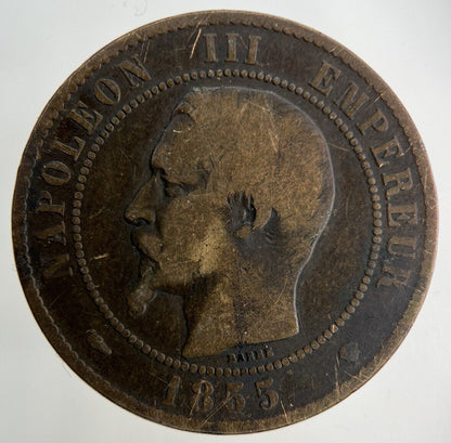 1855 France 10 Centimes Coin | Collectable Grade