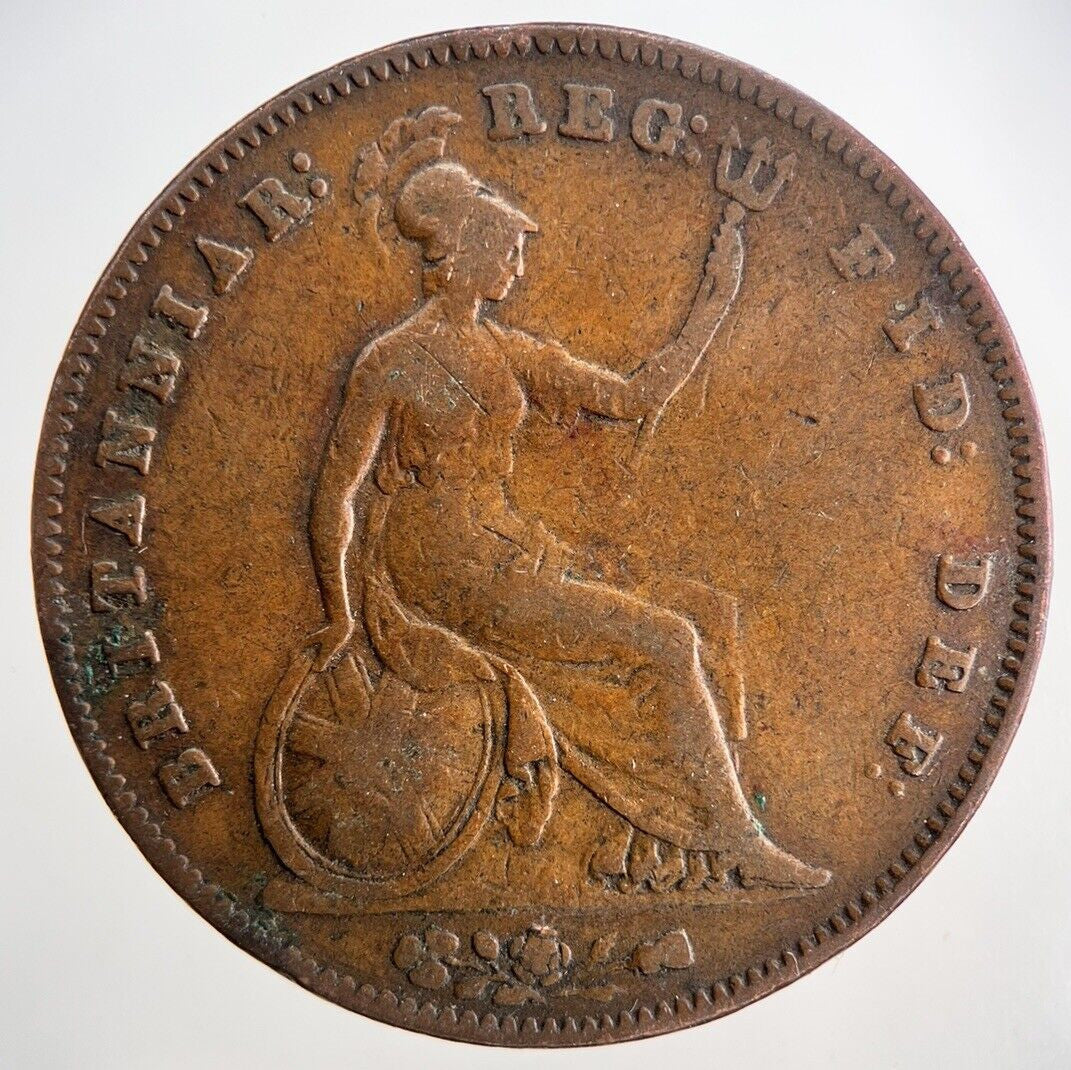 1854 Victoria One Penny Coin | Fine Collectable Grade