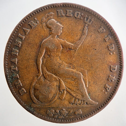 1854 Victoria One Penny Coin | Fine Collectable Grade