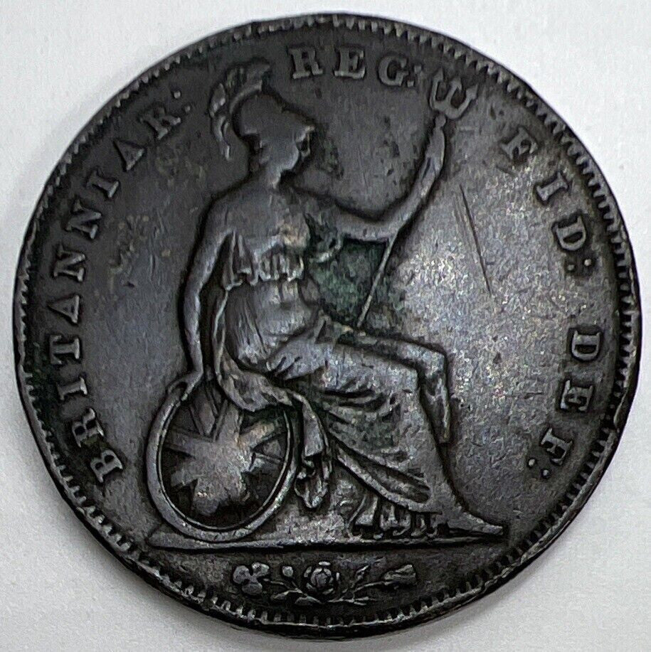 1855 Penny | British Copper Coin | Queen Victoria | Collectable Grade | a634