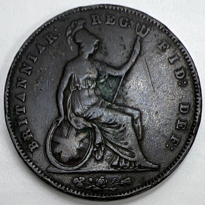 1855 Penny | British Copper Coin | Queen Victoria | Collectable Grade | a634