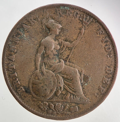 1855 Victoria Half-Penny Coin | Fine Collectable Grade