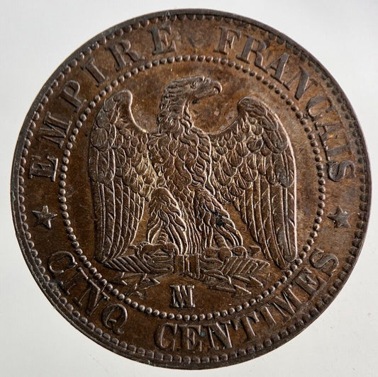 1855 France 5 Centimes Coin | Very High Grade