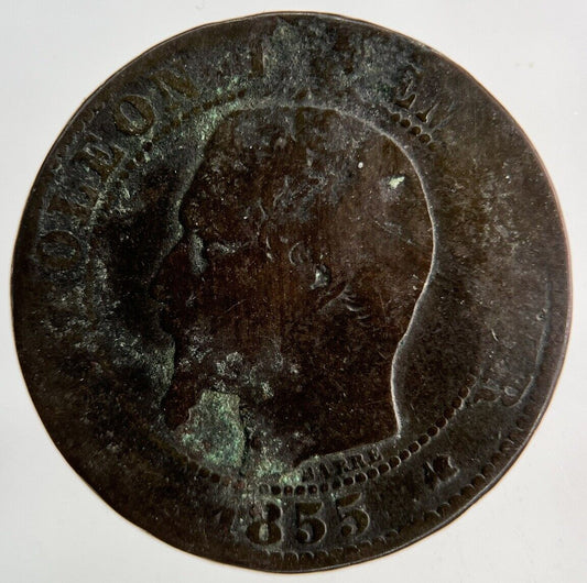 1855 France 5 Centimes Coin | Fair Grade