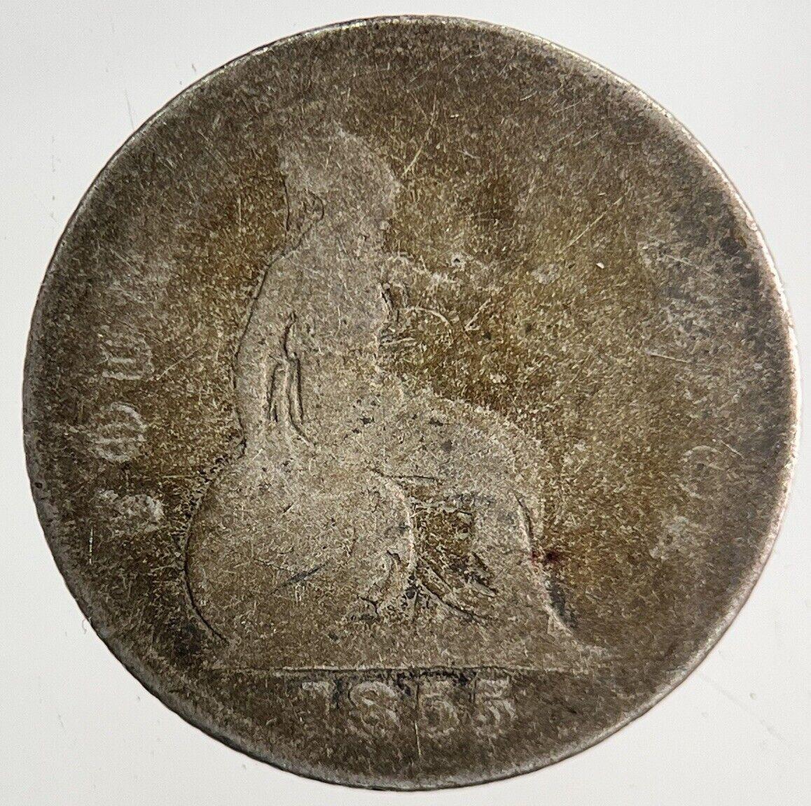 1855 Victoria Four-Pence Groat Silver Coin | Collectable Grade