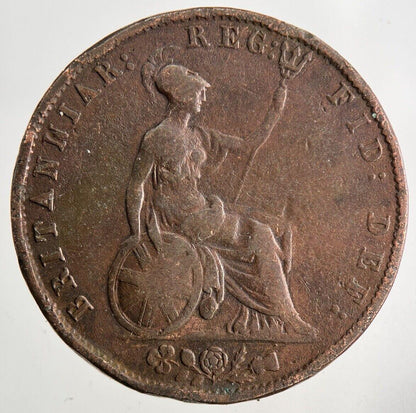 1855 Victoria Half-Penny Coin | Fine Collectable Grade