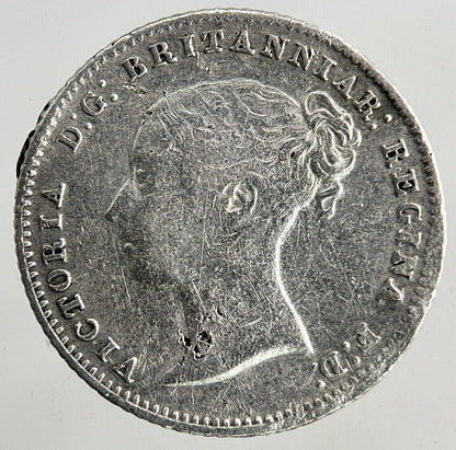 1855 Victoria Groat Four-Pence Silver Coin | Fine Collectable Grade