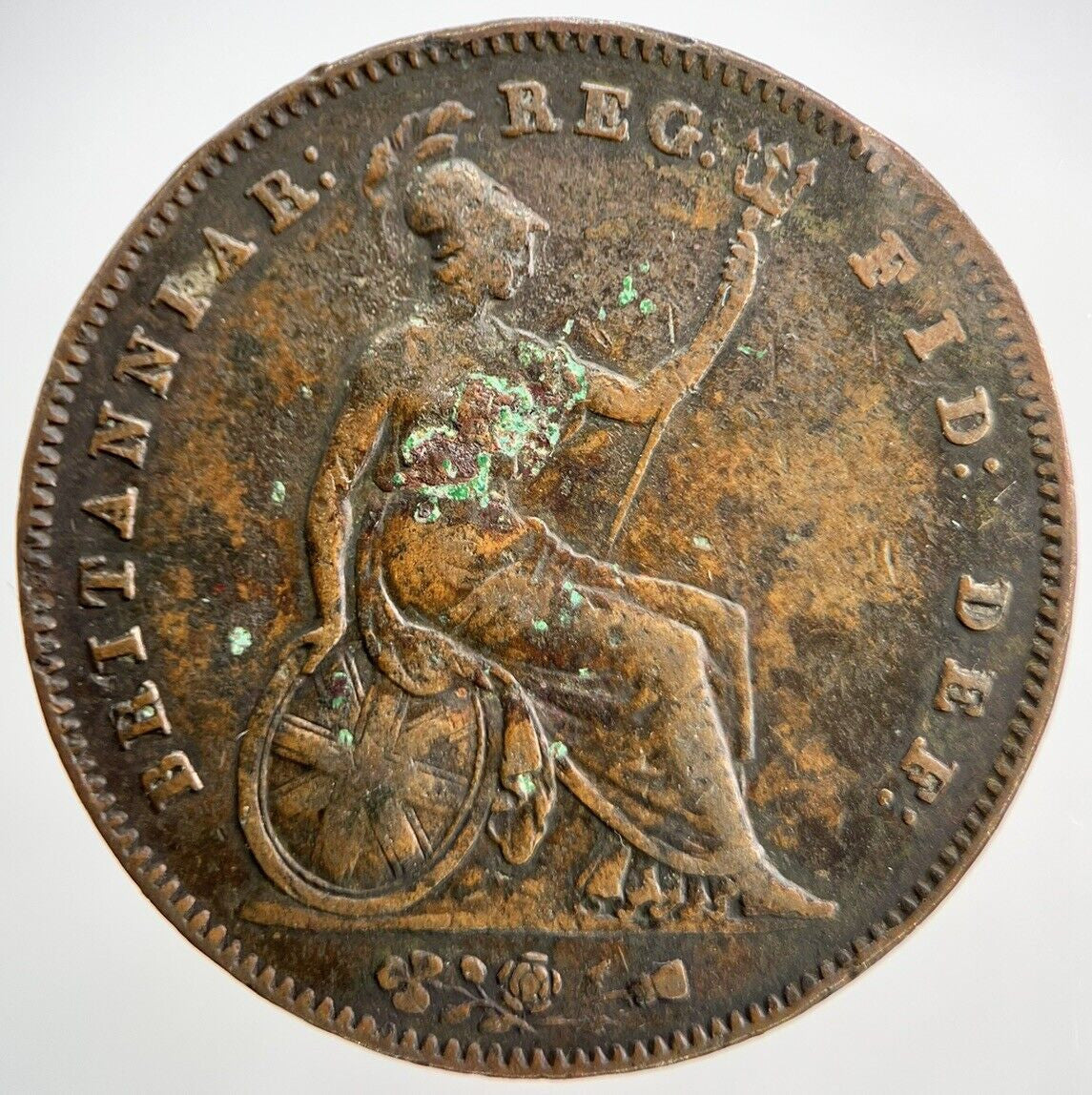 1855 Penny | British Copper Coin | Queen Victoria | Collectable Grade | a702