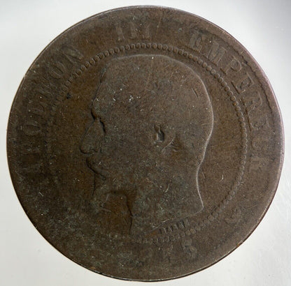 1855 France 10 Centimes Coin | Fair Grade