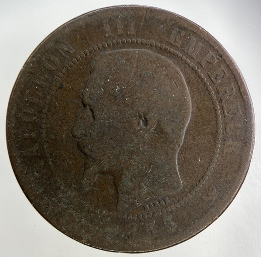 1855 France 10 Centimes Coin | Fair Grade