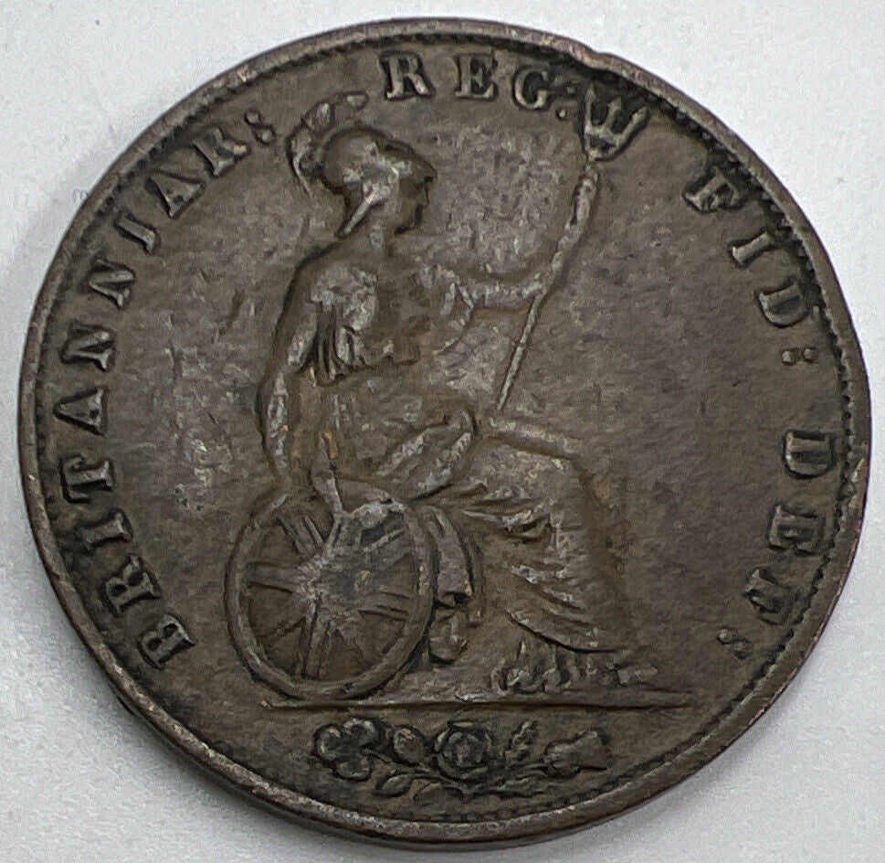 1855 Victoria Half-Penny | British Coin | Fine Collectable Grade | a1197