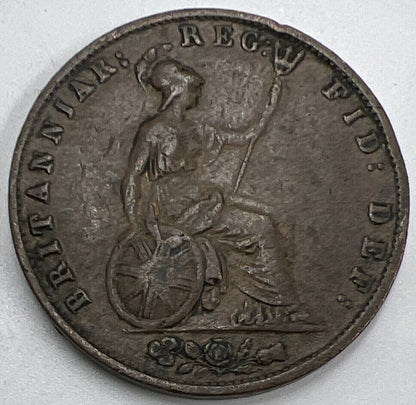 1855 Victoria Half-Penny | British Coin | Fine Collectable Grade | a1197