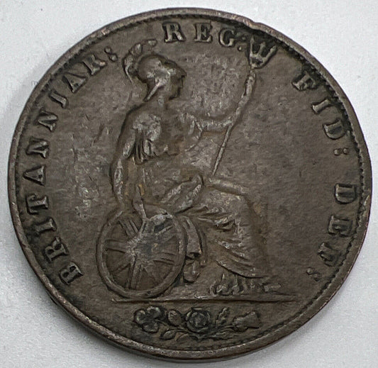 1855 Victoria Half-Penny | British Coin | Fine Collectable Grade | a1197