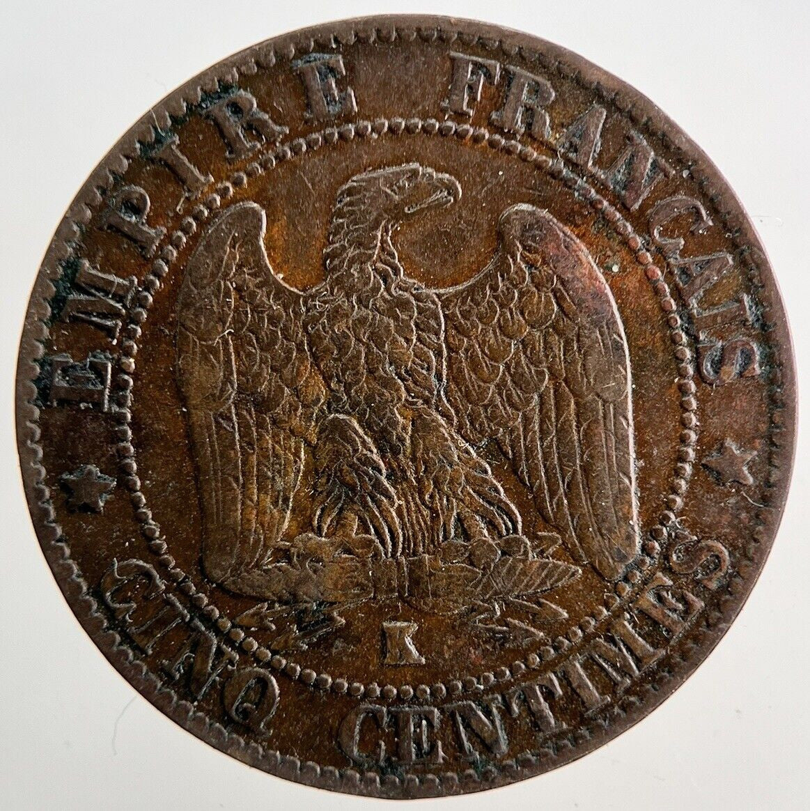 1856 France 5 Centimes Coin | Very High Grade