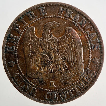 1856 France 5 Centimes Coin | Very High Grade