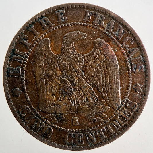 1856 France 5 Centimes Coin | Very High Grade
