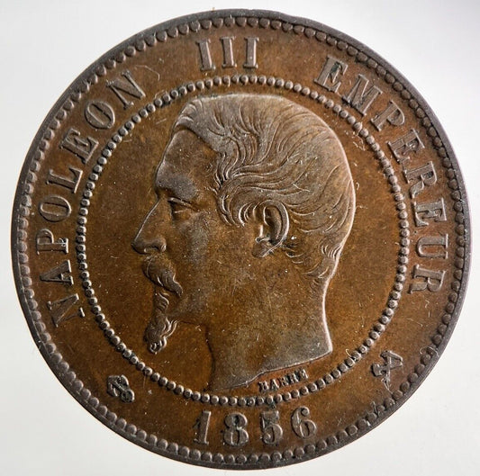 1856 France 10 Centimes Coin | Very High Grade