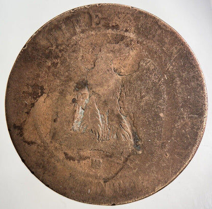 1856 France 10 Centimes Coin | Fair Grade