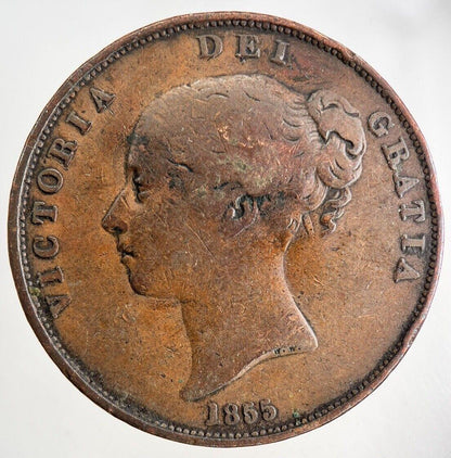 1855 Victoria One Penny Coin | Collectable Grade