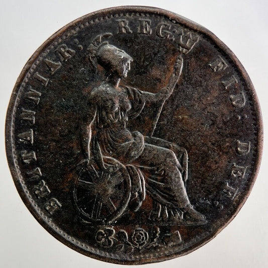 1856 Victoria Half-Penny Coin | Very High Grade