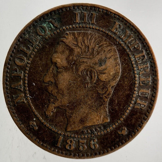 1856 France 2 Centimes Coin | Fine Collectable Grade