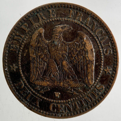 1856 France 2 Centimes Coin | Fine Collectable Grade
