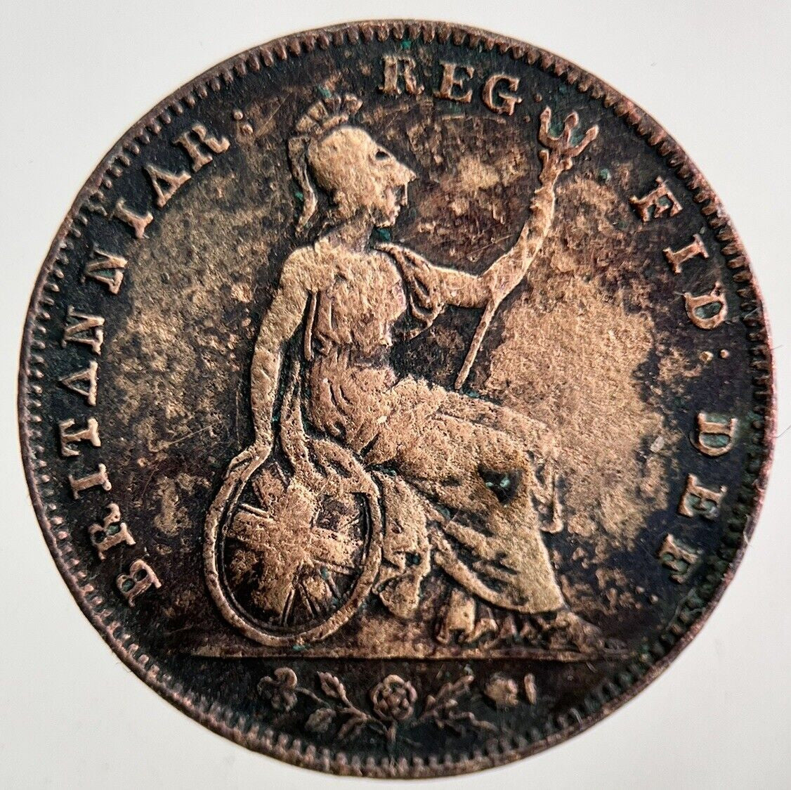 1857 Victoria Farthing Coin | Fine Collectable Grade