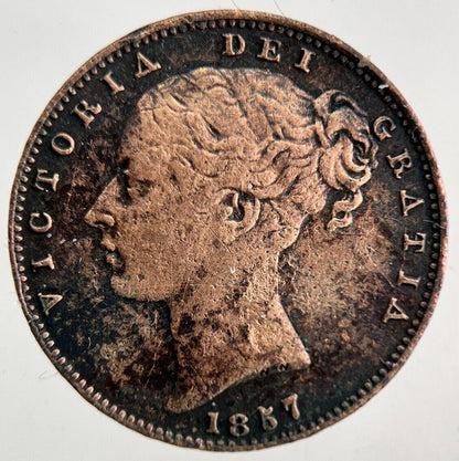 1857 Victoria Farthing Coin | Fine Collectable Grade