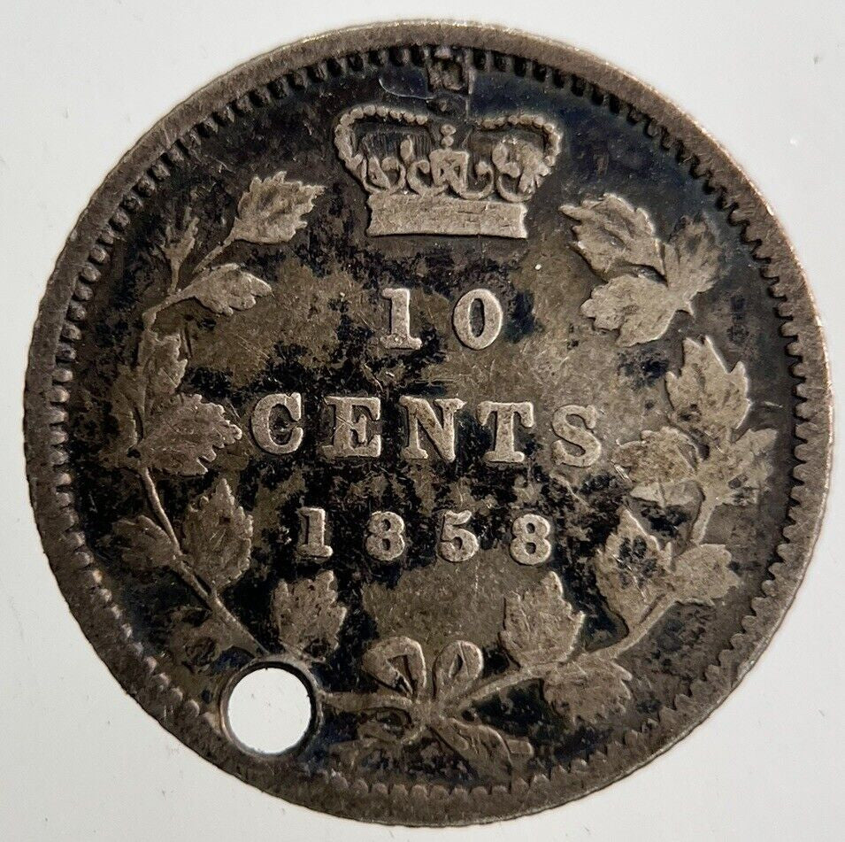 1858 Canada 10 Cents Silver Coin | Collectable Grade