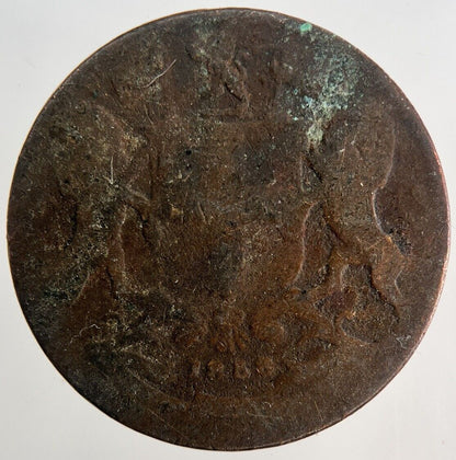 1858 East India Company 1/4 Quarter Anna Coin | Fair Grade