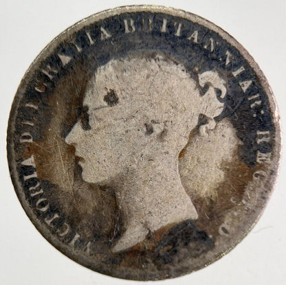 1859 Victoria Silver Sixpence Coin | Collectable Grade