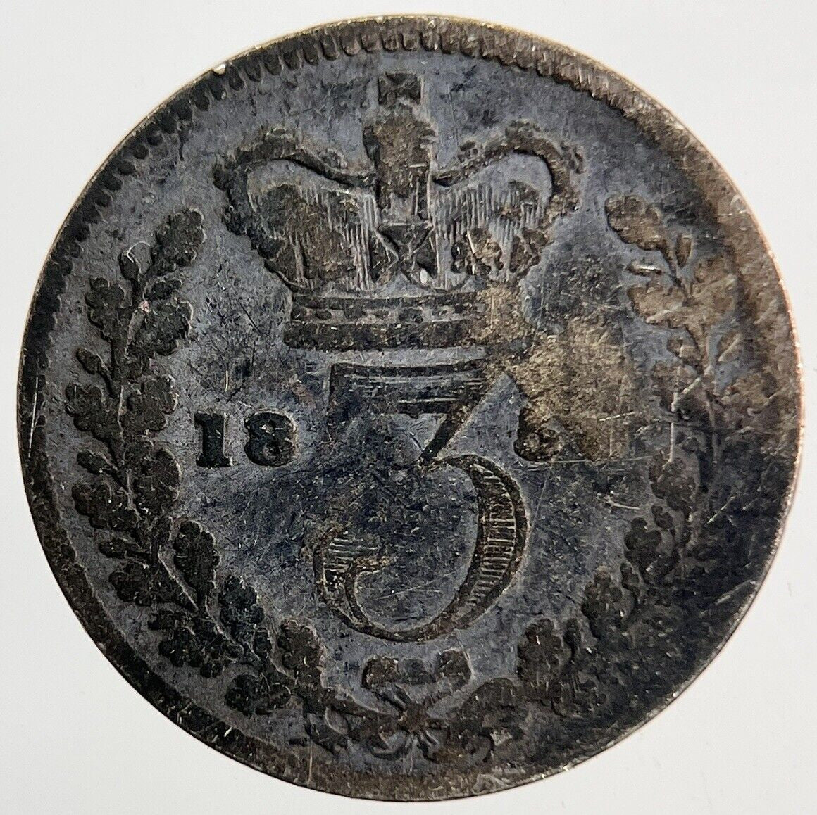 1858 Victoria Threepence Silver Coin | Collectable Grade