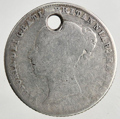 1858 Victoria Sixpence Silver Coin | Collectable Grade