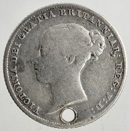 1858 Victoria Sixpence Silver Coin | Collectable Grade