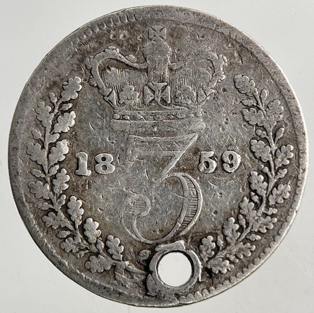 1859 Victoria Threepence Silver Coin | Collectable Grade