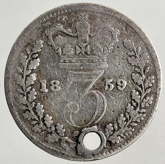 1859 Victoria Threepence Silver Coin | Collectable Grade