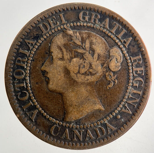1859 Canada One Cent Coin | Fine Collectable Grade