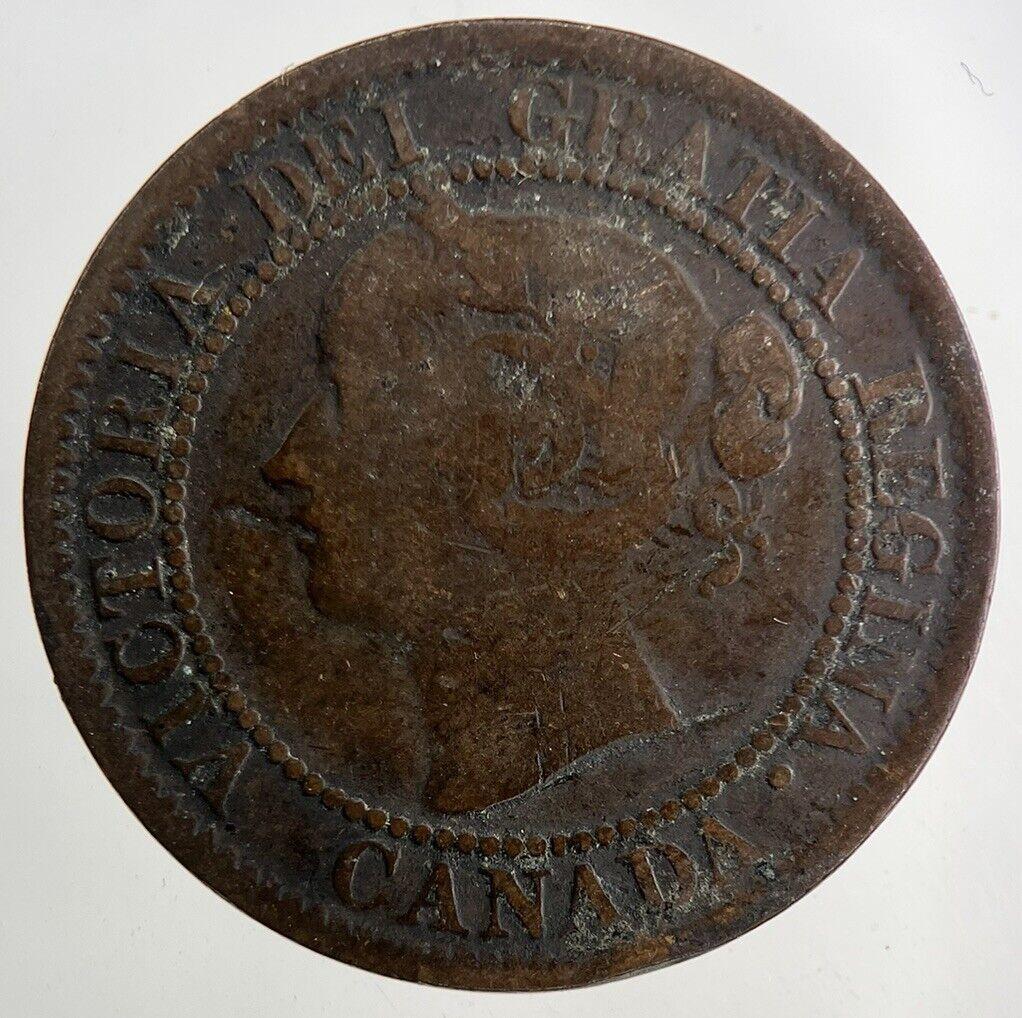 1859 Canada One Cent Coin | Fine Collectable Grade