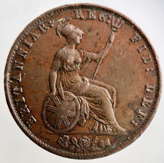 1859 Victoria Half-Penny Coin | Very High Grade