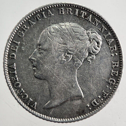 1858 Victoria Sixpence Silver Coin | Very High Grade