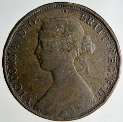 1861 Canada Nova Scotia One Cent Coin | Fine Collectable Grade