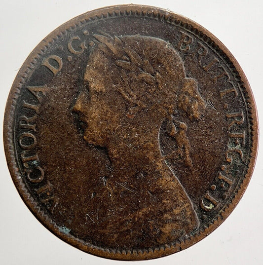 1860 Victoria Farthing Coin | Collectable Grade | a5872