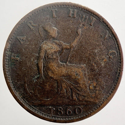1860 Victoria Farthing Coin | Collectable Grade | a5872