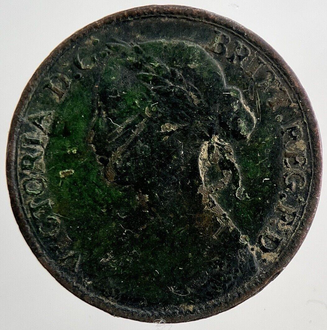 1860 Victoria Farthing Coin | Fine Collectable Grade | a8317