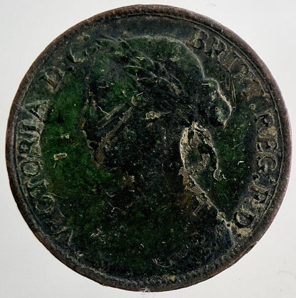 1860 Victoria Farthing Coin | Fine Collectable Grade | a8317