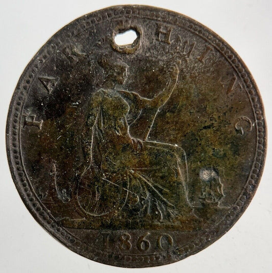 1860 Victoria Farthing Coin | Collectable Grade